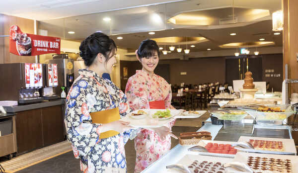 夕食バイキング