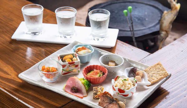 *【前菜プレート】お酒とお料理の相性がピッタリ。ついついお酒が進みます。