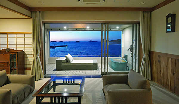 海里スイート　源泉オーシャン露天【120平米】