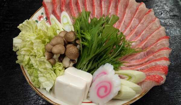 金目鯛のしゃぶしゃぶ（例）