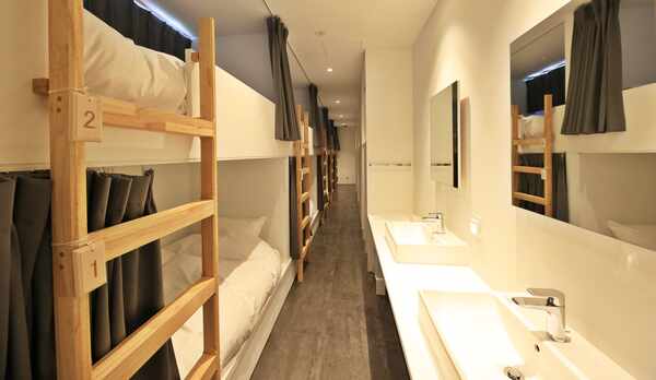 *【ドミトリー】2段ベッドが5つある男女別相部屋タイプです