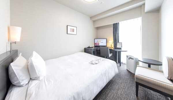 シングルルーム◇18㎡◇ベッド幅154㎝