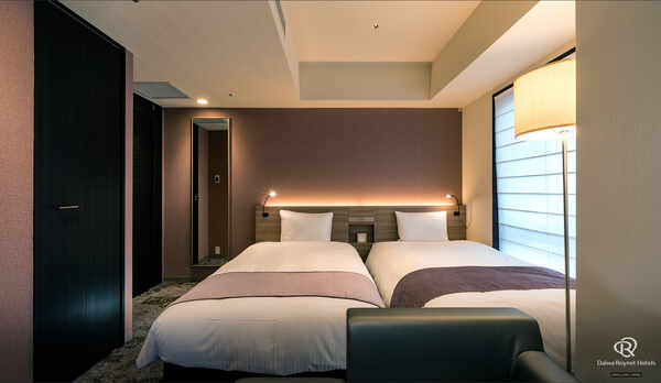 ツインルーム23㎡・ベッド幅110cmｘ2台