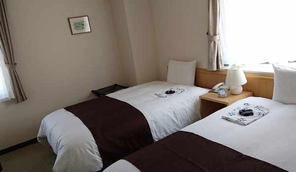 ツインルームは約17平米