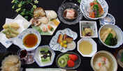 夕食例、おいしい山形！郷土料理プラン【満足コース】（全体）