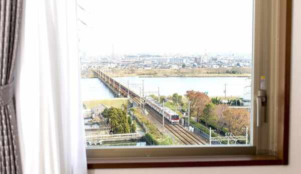 客室の窓から・・・