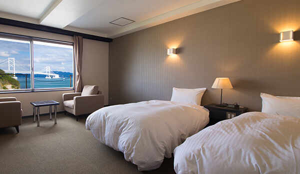 オーシャンビュー洋室ツイン☆禁煙