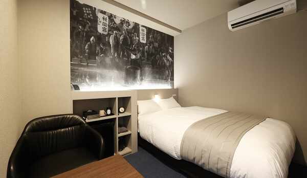 客室／ダブルルーム(16平米)ベッド幅140cm