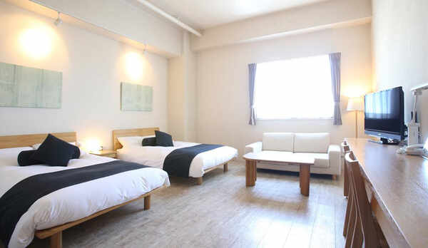 プレミアムツインルーム(26㎡)【定員3名】