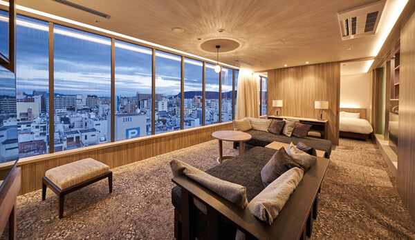 【エグゼクティブツイン】高松市内を見渡せるシティビュー。