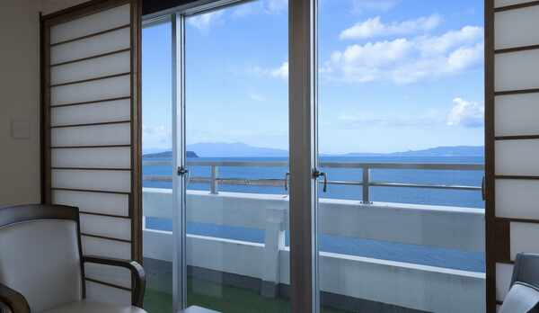 海側客室からの眺め