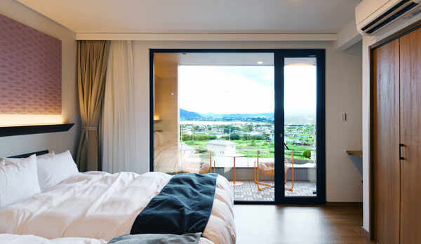 スイートヴィラ ベッドルーム1からの眺望