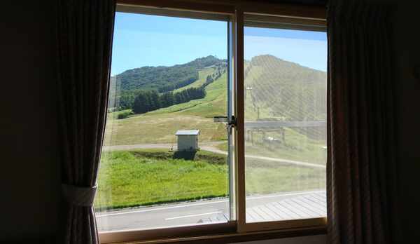 客室より高天ヶ原ゲレンデ