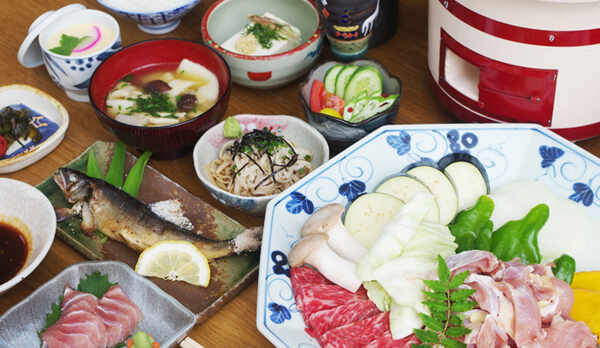 夏期夕食メニュー