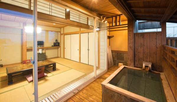 *【露天風呂付和室】当館一番人気のお部屋。好きなお時間に好きなだご入浴いただけます。