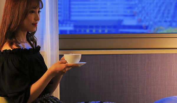 ■横浜の輝く夜景——。お部屋からでも堪能できるみなとみらいの夜■