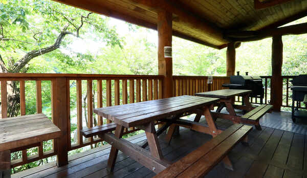 ★BBQスペース！各コテージにそれぞれスペースをご用意！