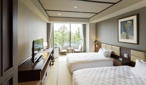  スタンダード【和室ツイン】洋の便利さに和室の落ち着きを合わせた、過ごしやすいお部屋です