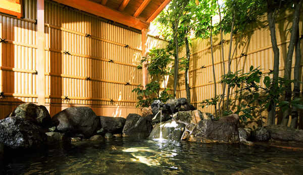 源泉掛け流しの温泉