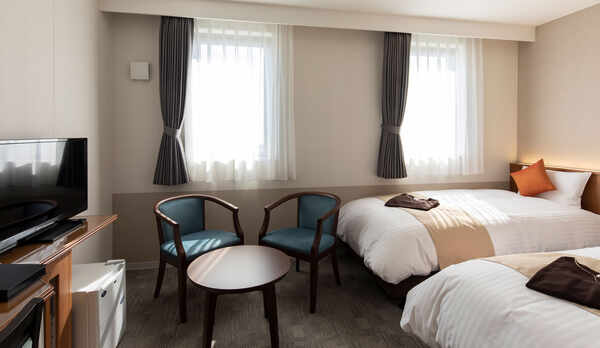 禁煙スーペリアツイン（22.25平米）-エキストラベッド追加で3名様までご利用OK