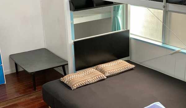 二段ベッドツインベッドのお部屋一例。