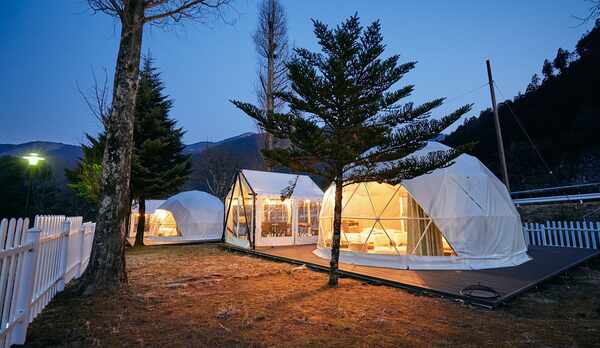 ＊ドーム外観(夜)＊