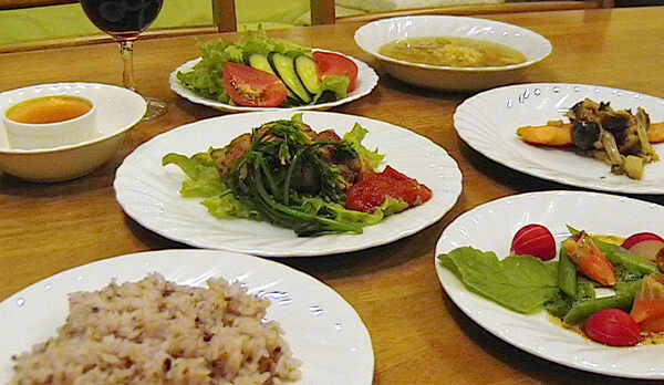 フルコースディナーの一例