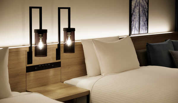 客室ベッドサイドランプ