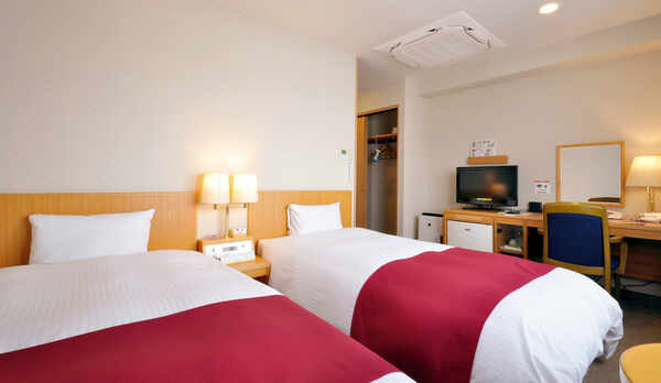 【洋室ツイン】ゆっくりとお寛ぎください。