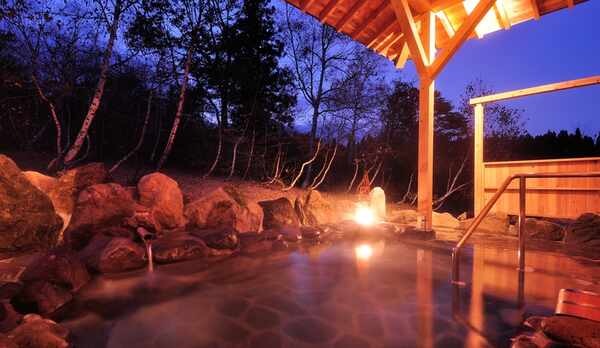 【露天風呂】白樺の湯