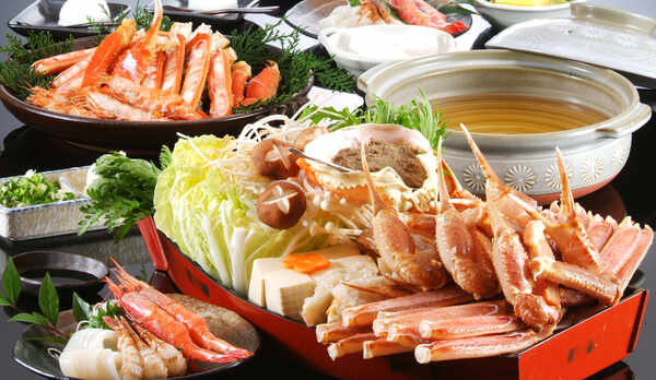 かに鍋と焼きガニの基本的なコース☆彡
