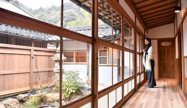 離れ客室の景色