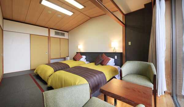 【和室ツイン】オーシャンビューが愉しめるお部屋