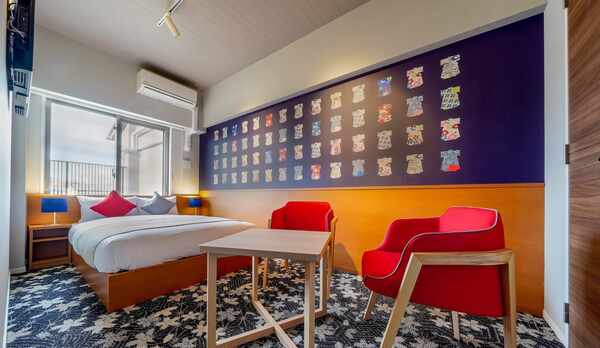 【バルコニー／55平米】2ベッドルーム◆クイーン1・ダブル1