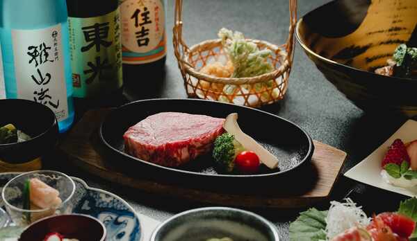 贅沢の極み「米沢牛ステーキ」