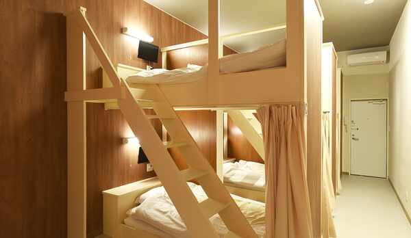 *【客室一例】大部屋(二段ベッド)。コロナ対策のため一組一部屋貸切でご利用いただけます！