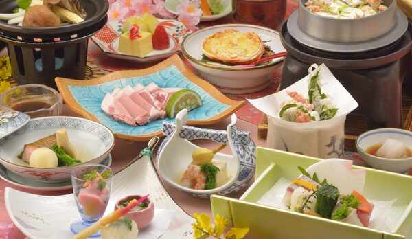 四季彩プラン　和食コース料理　※イメージ