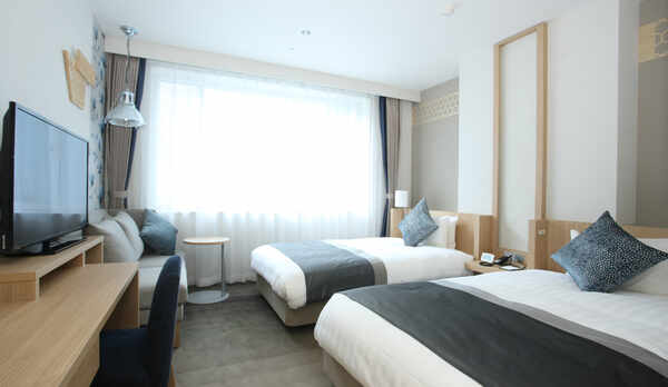 ◆コンフォートツイン／和室タイプを洋室にリニューアルすることで生まれた新客室。（客室一例）