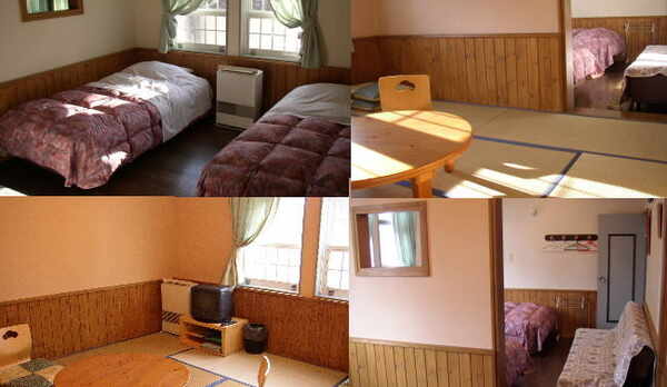 ２間続きの和洋室４〜５人用