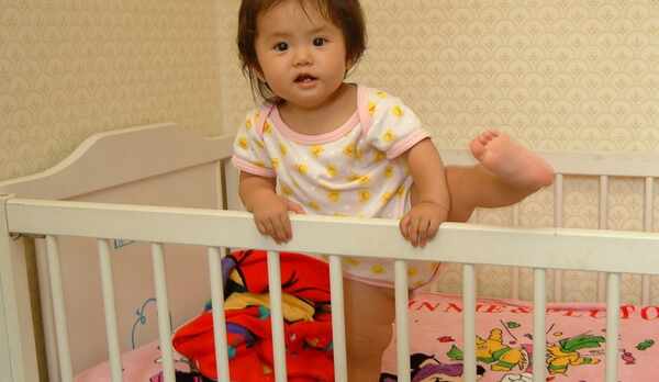 ベビーベッドもご用意できます。（要予約・有料）