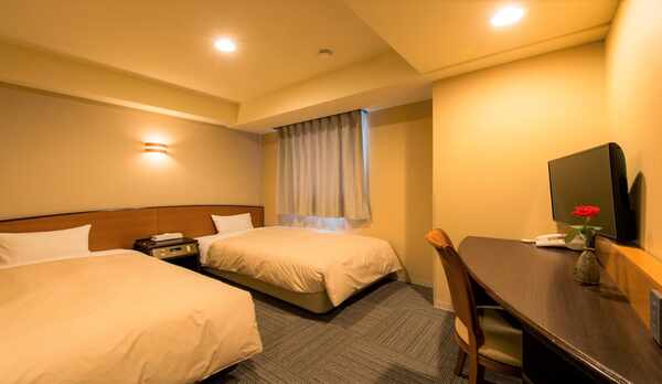 エキストラベッドを入れてトリプル利用も可能【ツインルーム】