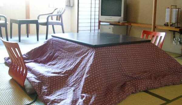 冬はこたつでぬくぬく