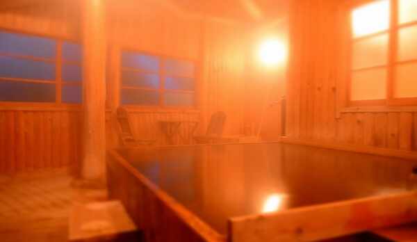 源泉掛け流し　無料貸切風呂