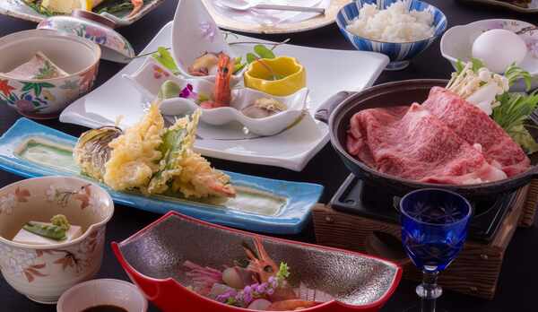 【但馬牛プラン】ブランド牛の最高峰「但馬牛」のすき焼き付きプラン