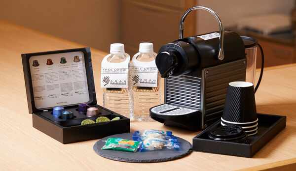 ウェルカムドリンクとお菓子たち