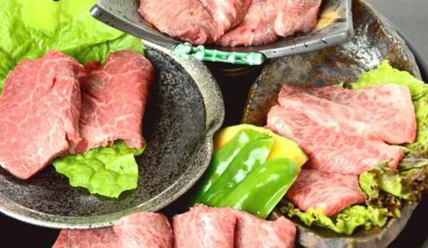 鹿児島黒牛を使った特選焼肉盛り