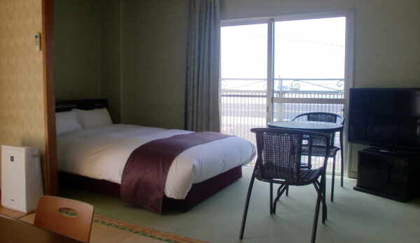 海が見える和洋室サウナ付き(部屋一例)