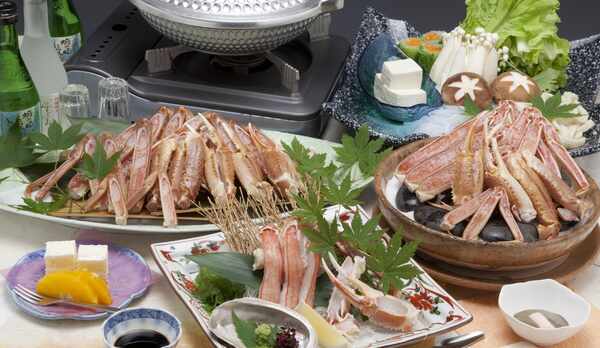 *かにづくし（一例）