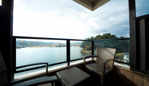 【絶景！】露天風呂付・和洋室 三隈川沿いの絶好ロケーション★