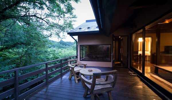 客室ウッドデッキの一例